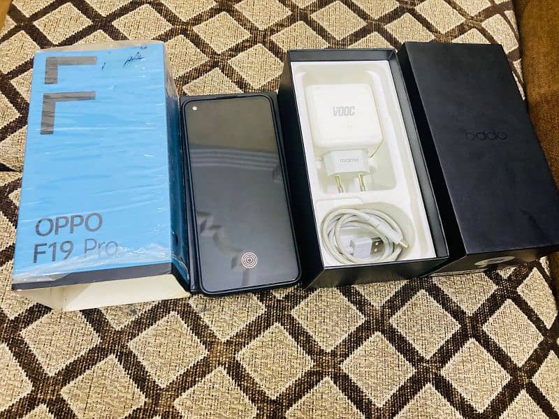 oppo f19 pro 8+8/128 complete accessories 2