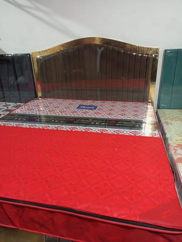 metal fram double bed cousion decent dezing 5