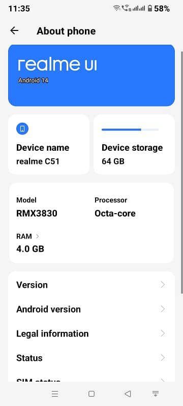 realme c51 4