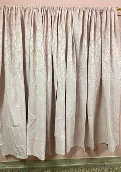 light pink pardy/curtains. slightly used, urgent sale