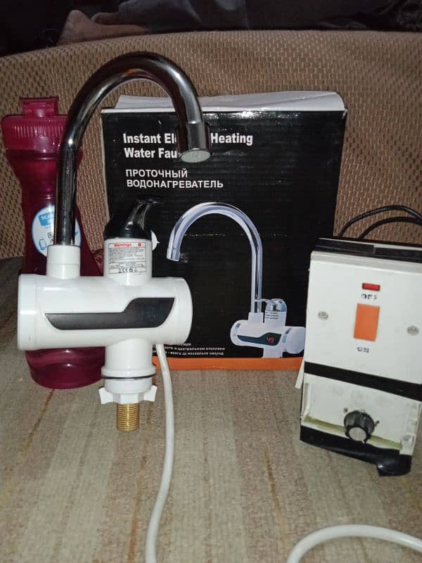 electric heating water faucet tap with temperature control 0