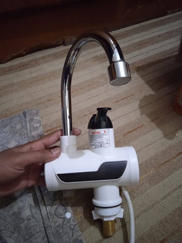 electric heating water faucet tap with temperature control 1