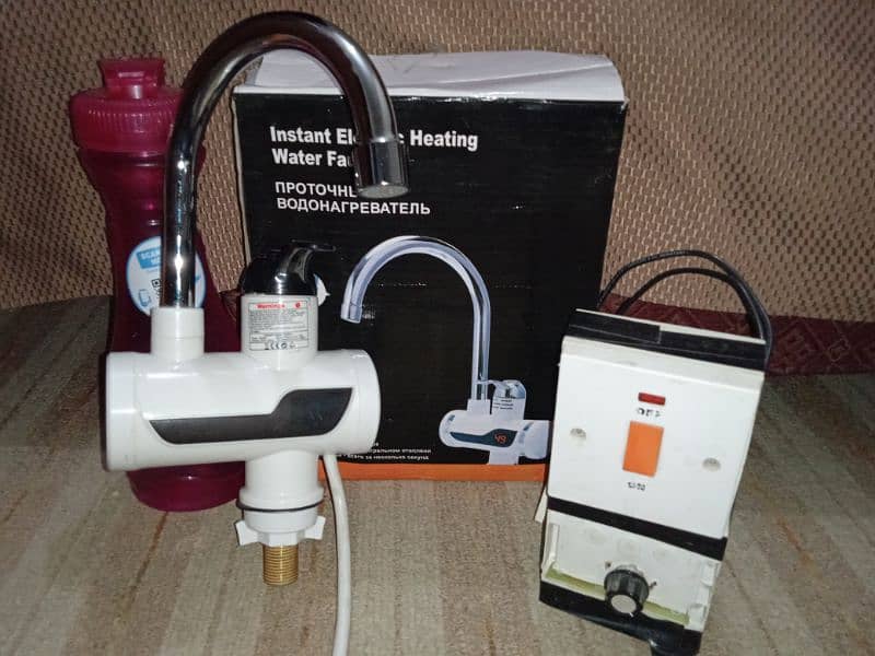 electric heating water faucet tap with temperature control 3