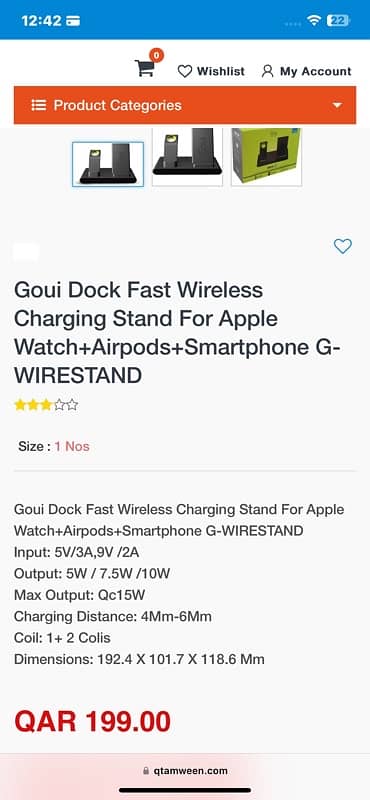 GOUI Wireless charging stand 3 in 1 3