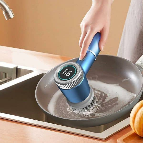 multifunctional portable electric pot brush 0