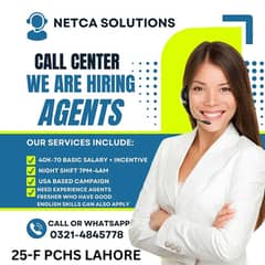 Call Center Agent Required 0321-4845778