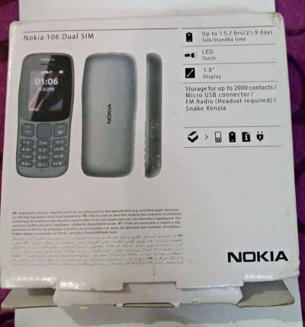 Nokia 106 in warranty cont:0300 5200095 1