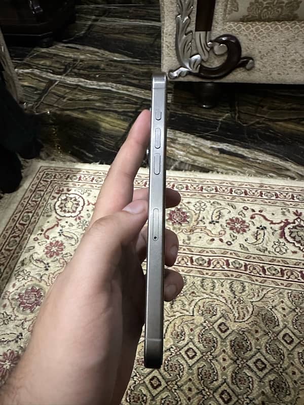 Apple iphone 15 pro max 256GB pta approved Natural titanium HK Varient 3