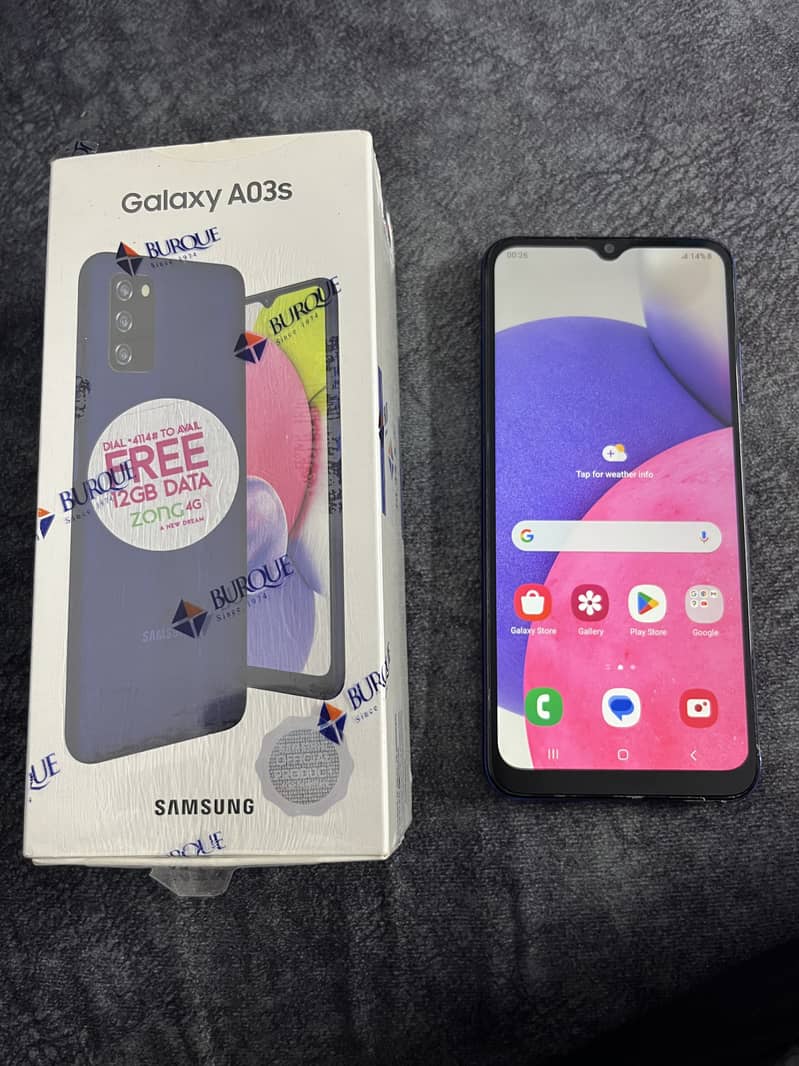 Samsung A03s 4/64gb PTA Approved 8