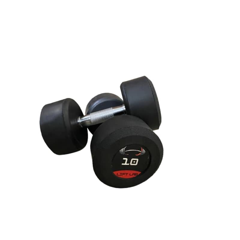 Premium Quality Rubber Coated Dumbels with metal handle at 320 Per KG 0