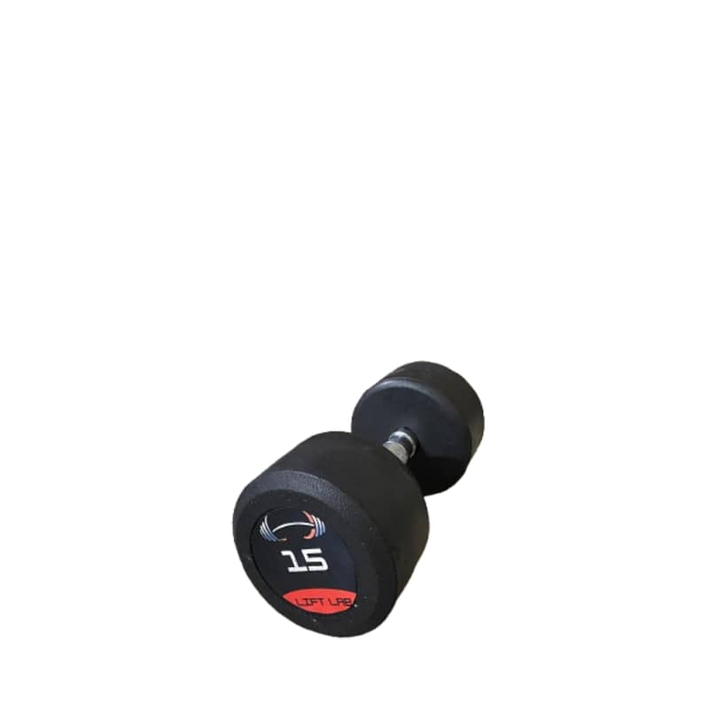 Premium Quality Rubber Coated Dumbels with metal handle at 320 Per KG 2