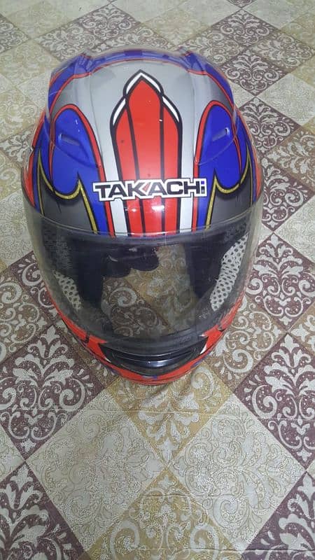 'Takachi' Thiland Made MotorCycle Helmet Full face. 0