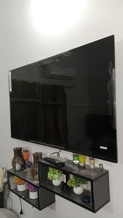 55 inch smart LED 4k Ultra Only Box open