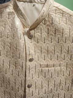 Cream colored waistcoat for Formal Occasions