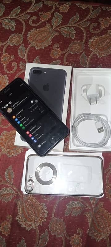 Iphone 7plus PTA approved 128GB with box 5