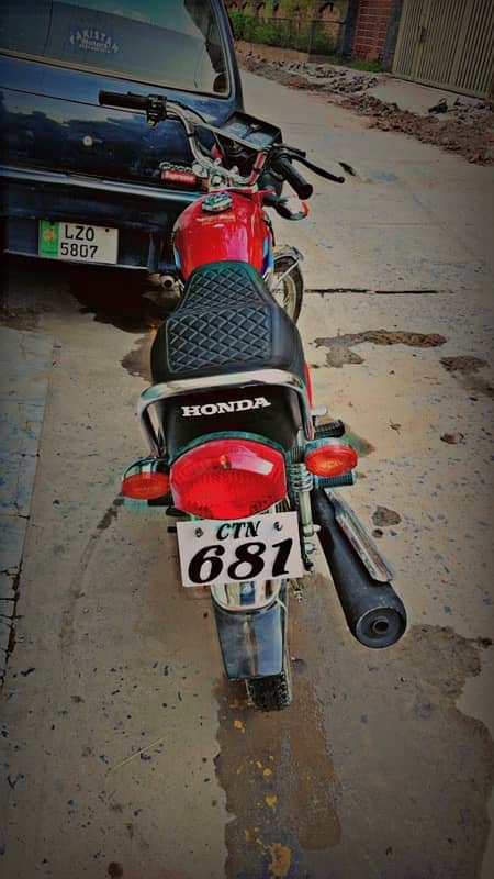 Honda 125 islamabad number 0