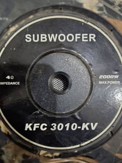 kenwood 2000w subwoofer just like new 100%orignal