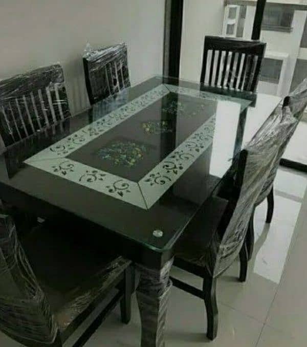 new dinning table, dinning chairs, dinning table set, dining 7