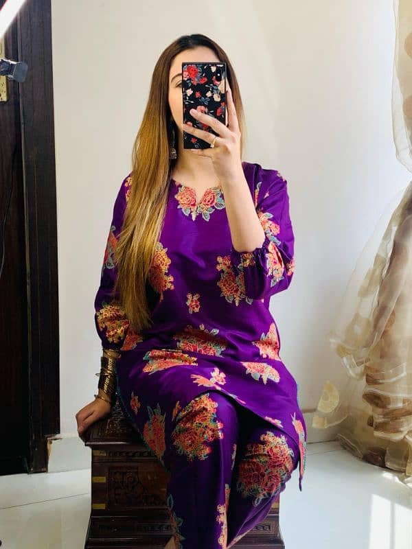 New Gulab Print 2p dress 2