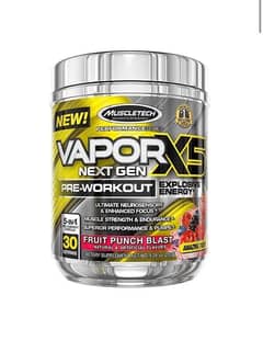 Muscle tech  VAPOR X5 next gen mix fruit pre workout