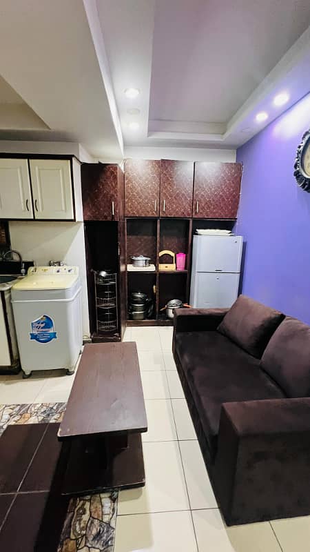 2 bed fully furnished apartment available for rent in phase 1 bahira town Rawalpindi 5