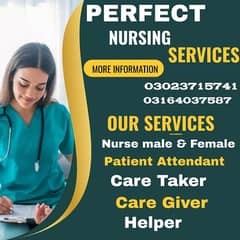 Home Nursing care/ Patient Attendant male & Female/Nurse male & female