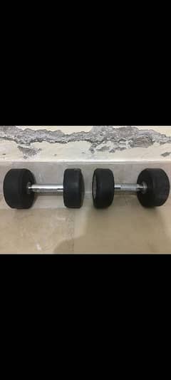 Pair of 5 kg dumbbells + Tummy trimmer