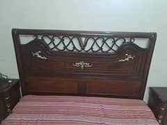 Double Bed orignal wooden mea For sale