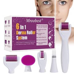 6 in 1 derma roller & 5 in 1 derma roller set