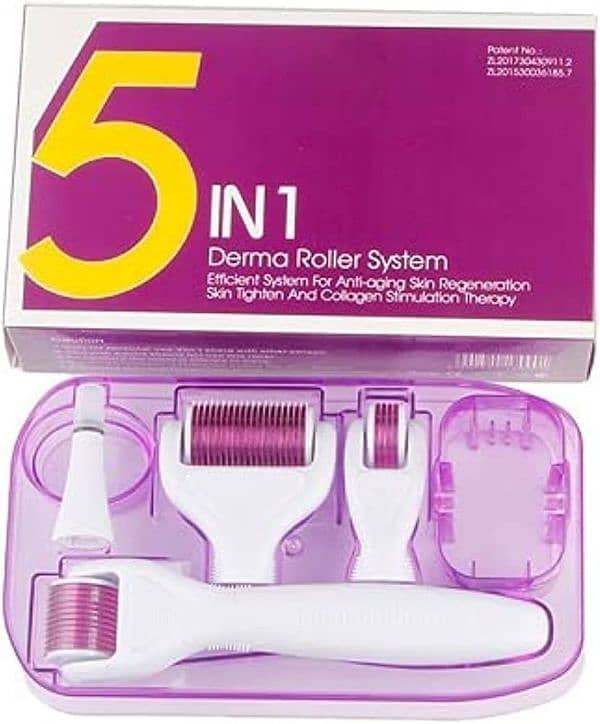 6 in 1 derma roller & 5 in 1 derma roller set 1