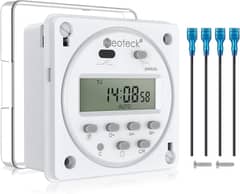 Neoteck DC 12V Timer Switch 16A Digital LCD Time Relay Programmable