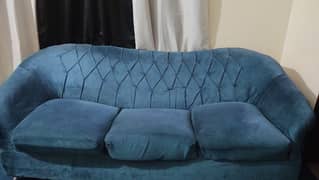 Velvet sofa