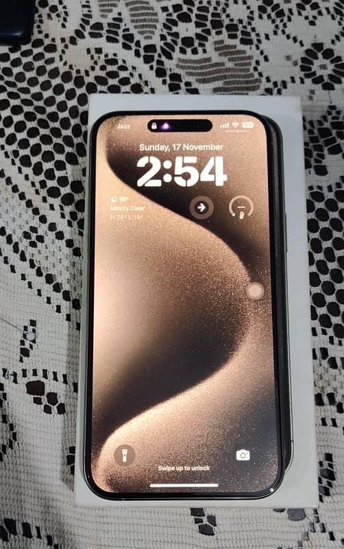 I phone 15 Pro Max natural titanium 256gb PTA Approved 1