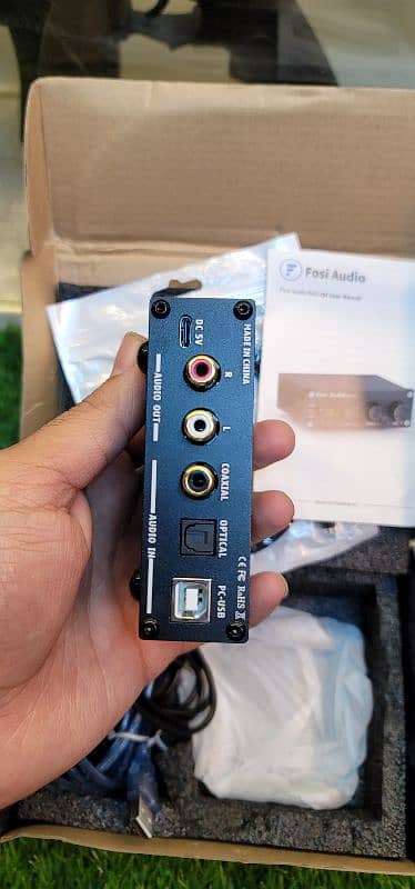 Fosi audio DAC-Q4 amplifier iem amplifier type c 3 in 1 4