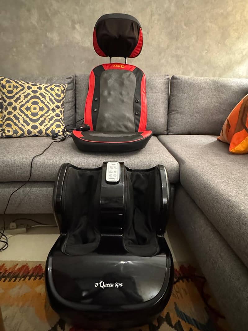 Mobile Seat Massager AND Electric Foor Massager 3