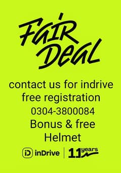 indrive free registration