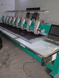 8 hd embroidery machine new condition 400 by 600