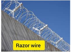 Razor wire Barbed wire Chain Link Fence China Barfi Jali Security Mesh