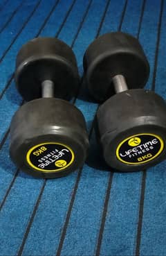 home used dumbells for 10 days for sale urgently