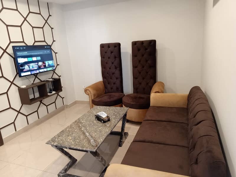 Newly Furnished One Bed Apartment For Sale In Peaceful Area Of Behria Town Lahore 3