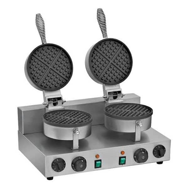 cone waffle maker panini grill electric hot plate available 8