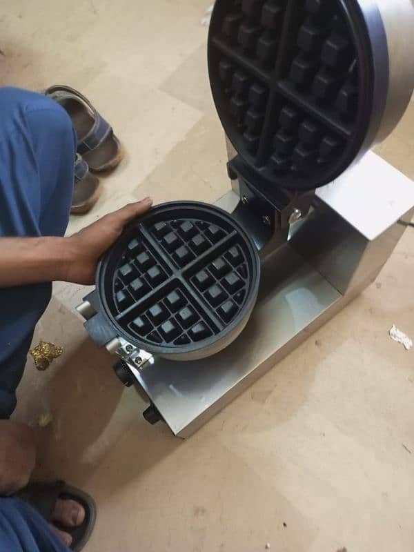 cone waffle maker panini grill electric hot plate available 9