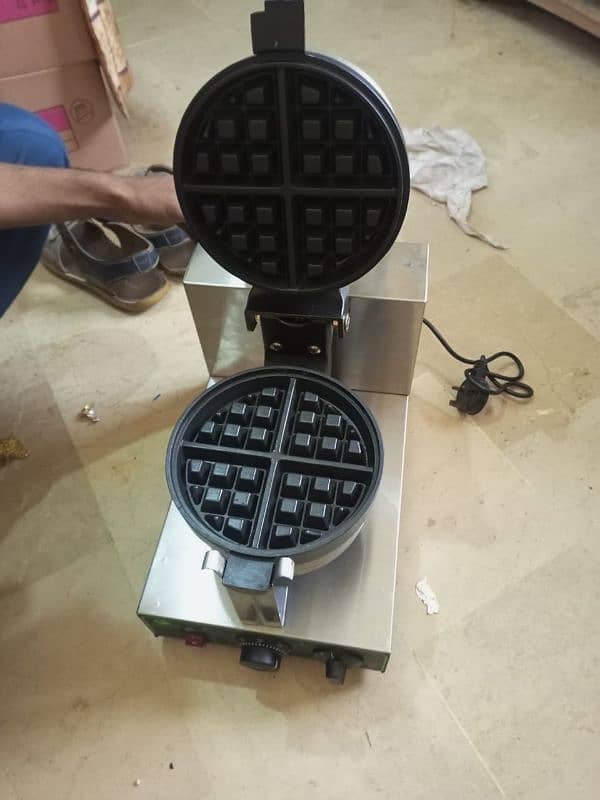 cone waffle maker panini grill electric hot plate available 10