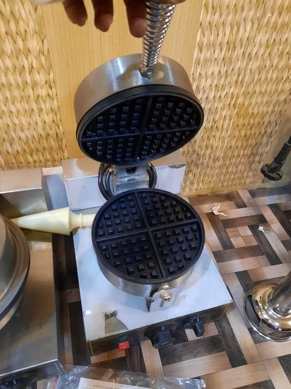 cone waffle maker panini grill electric hot plate available 11