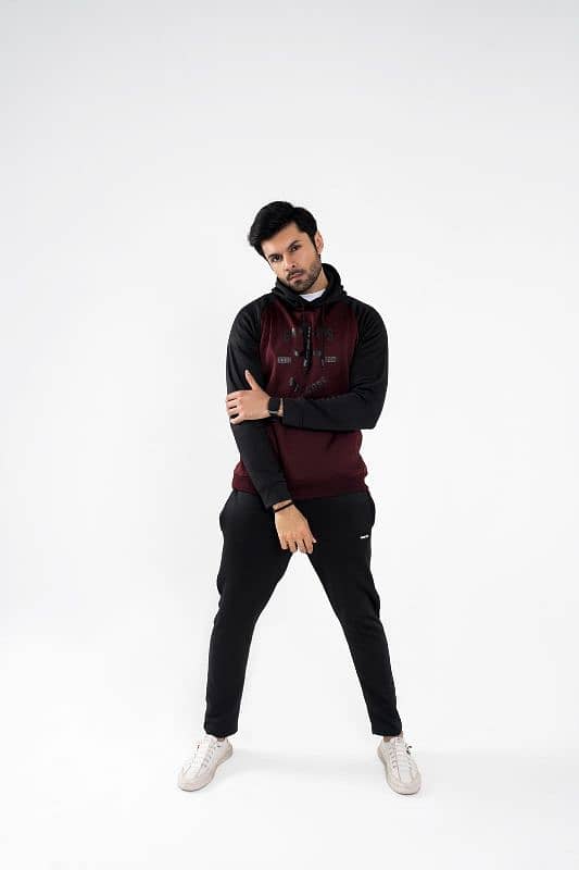 Gambluss premium American sports Tracksuit -wine/Black 1