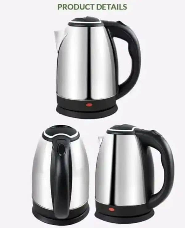 Electric Kettle Premium Quality with Automatic Turn Off Technology 7