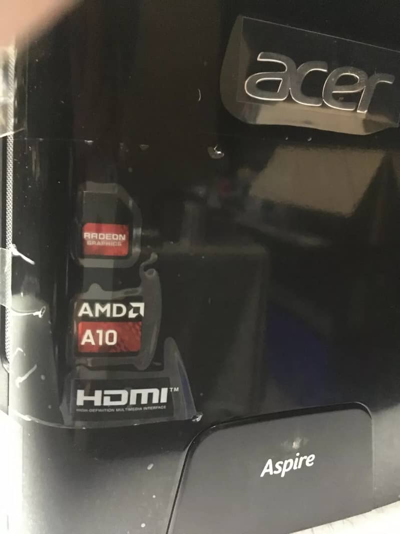 ACER Aspire TC-280 Tower PC- AMD A10-7800 with R7 Graphics Gamer Pc 1