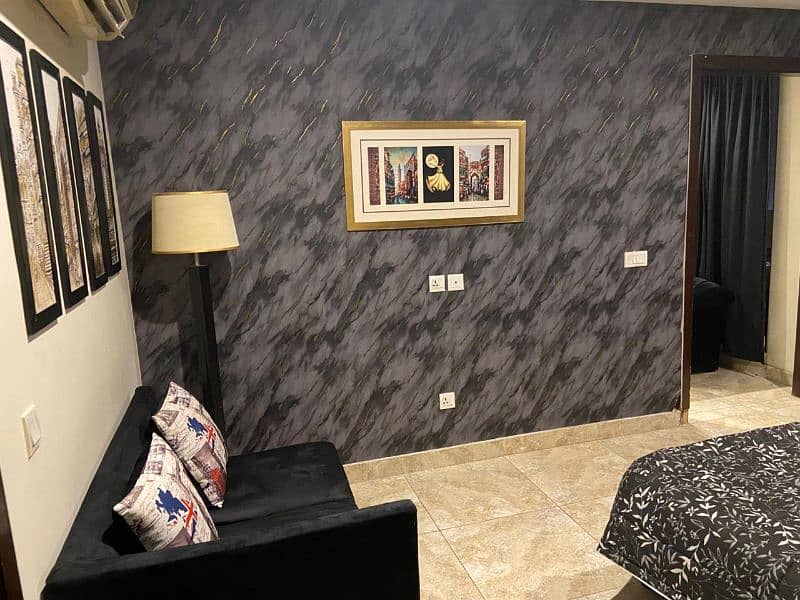 One Bedroom Furnished Flat Available For Rent On Daily Basis In Bahria 3