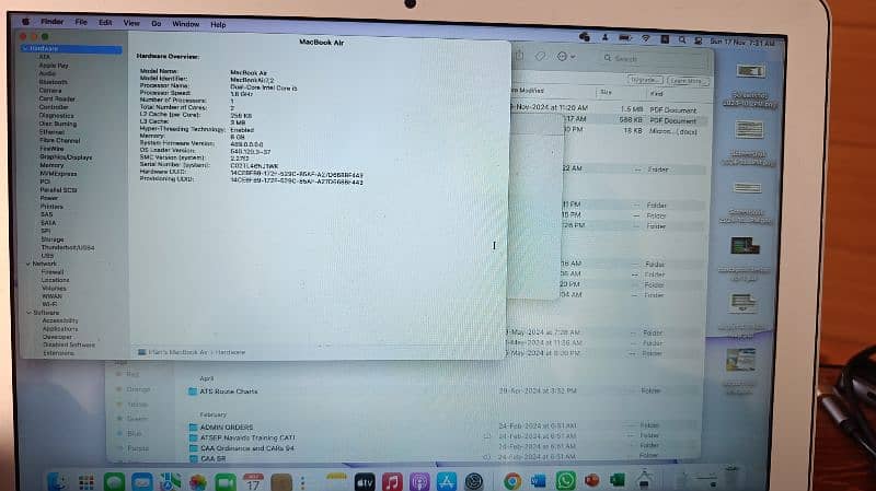 MacBook Air 2017 128GB SSD 4