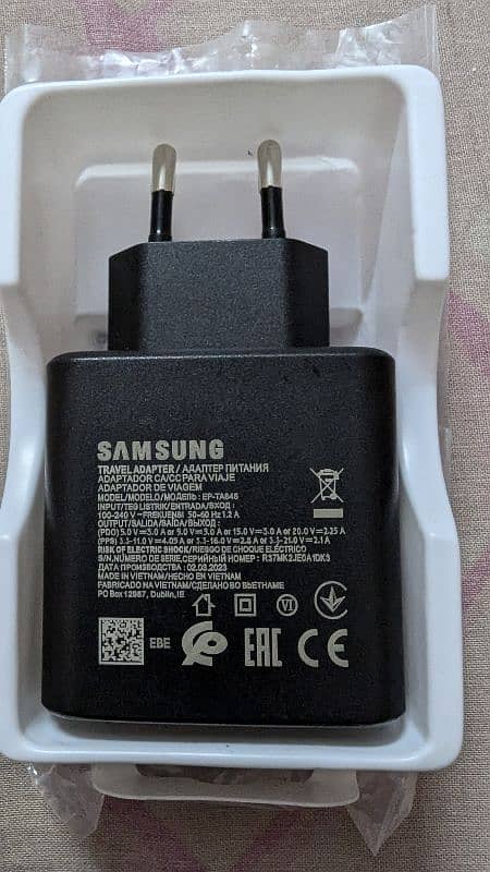 Original Samsung 45w Super Fast Charger With Type C To C Cable 4